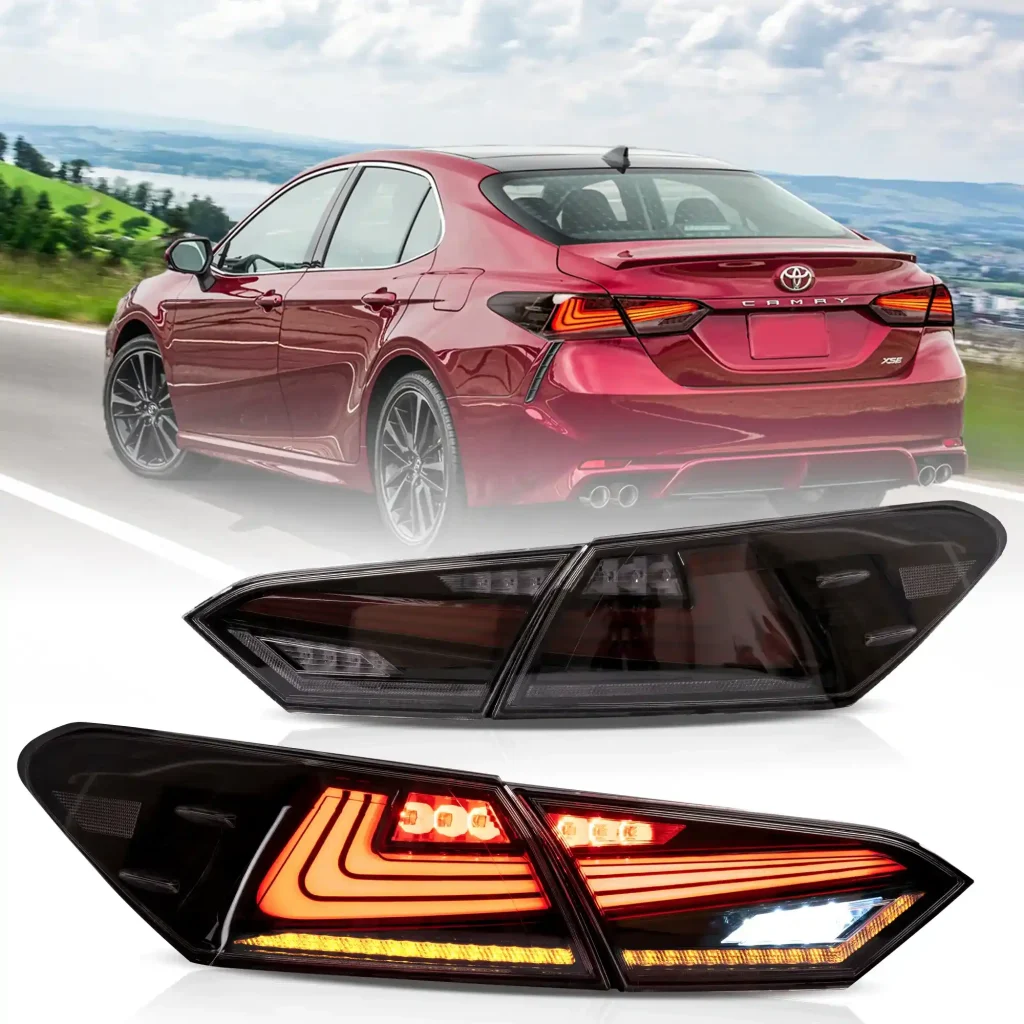 2023 Toyota Camry Tail lights (18-24) With Full LED Lexus Style Clear