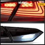 18-24 Toyota Camry Tail lights With Check Shape LED Sequential Detail2