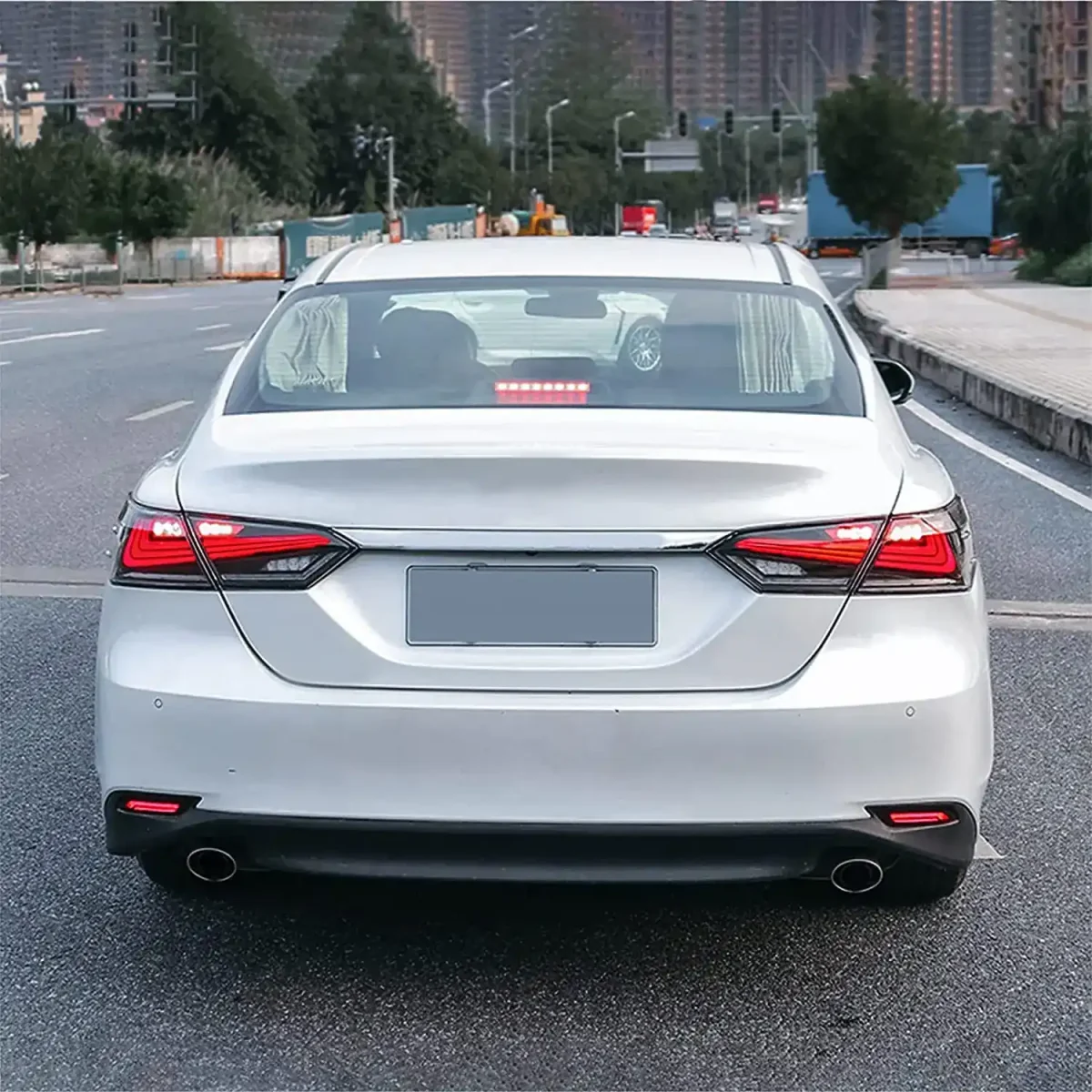 2023 Toyota Camry Tail lights (18-24) With Full LED Lexus Style Photos1