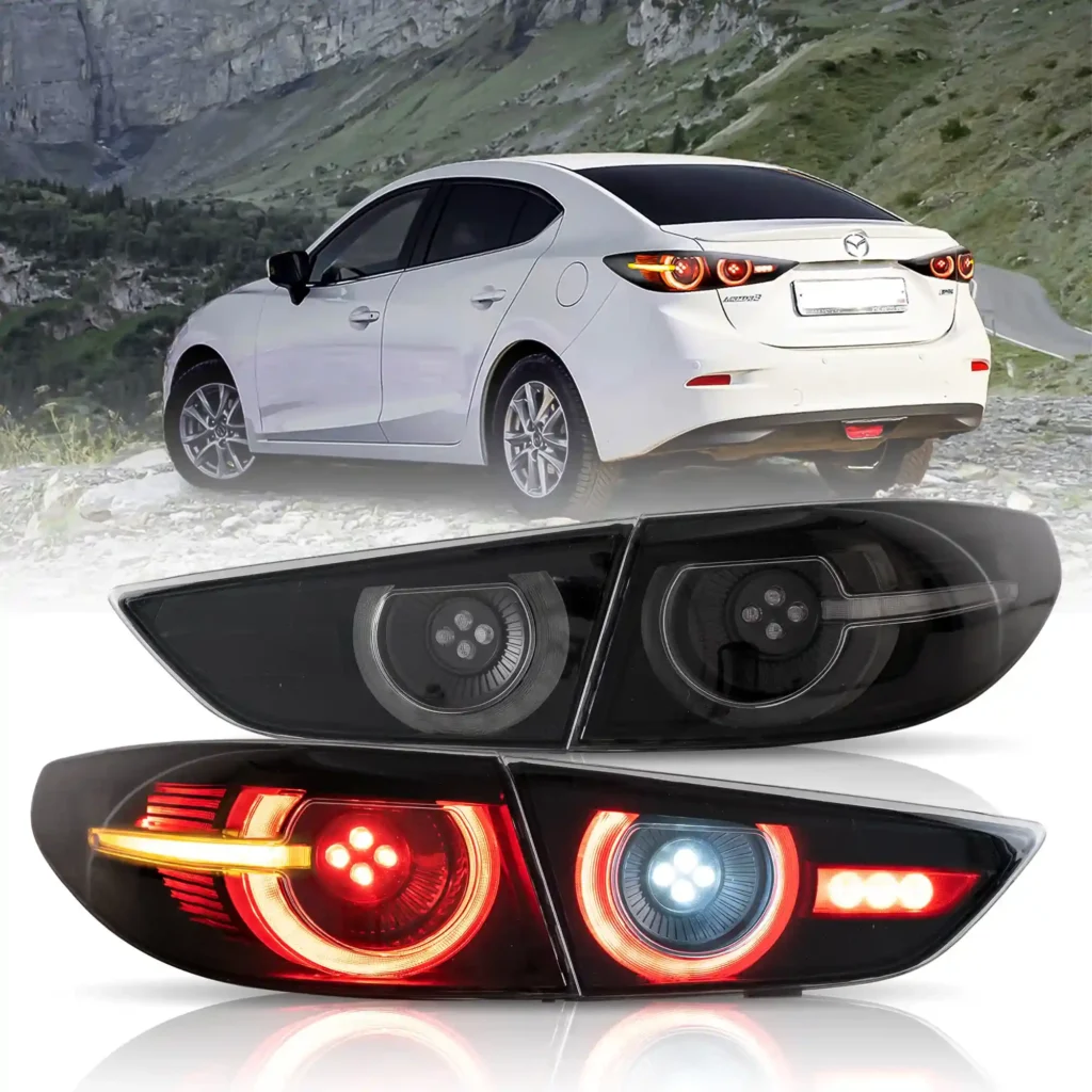 2019 Mazda 3 Tail lights Replacement (19-24) With Full LED S
