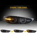 2019 Mazda 3 Tail lights Replacement (19-24) With Full LED Sequential Turn Signal S