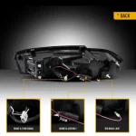 19-up Camaro Tail lights Replacement Arrow Shape LED Sequential - Image 14