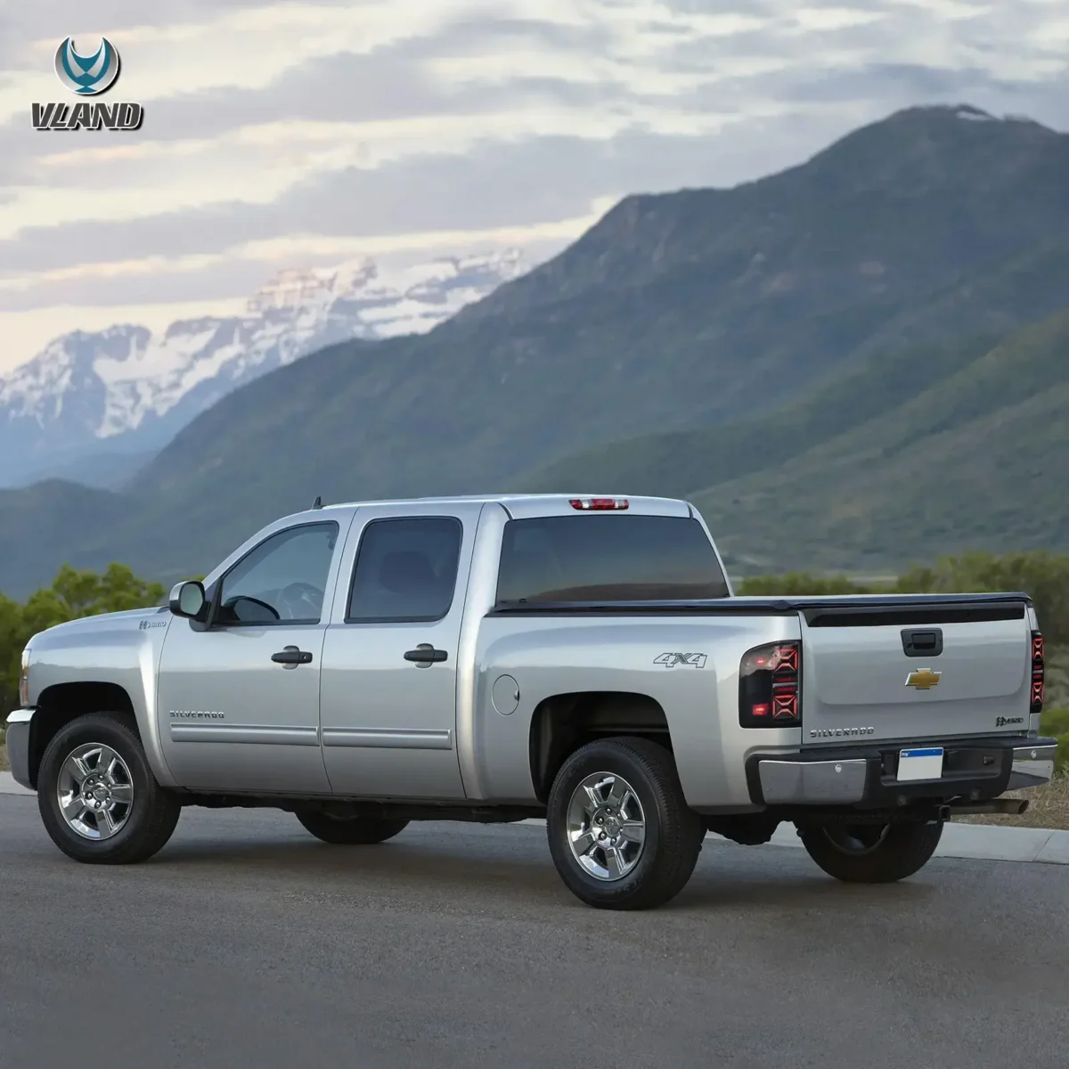 2007-2013 GMC Sierra Tail lights Upgrade X shape Full LED - Image 6
