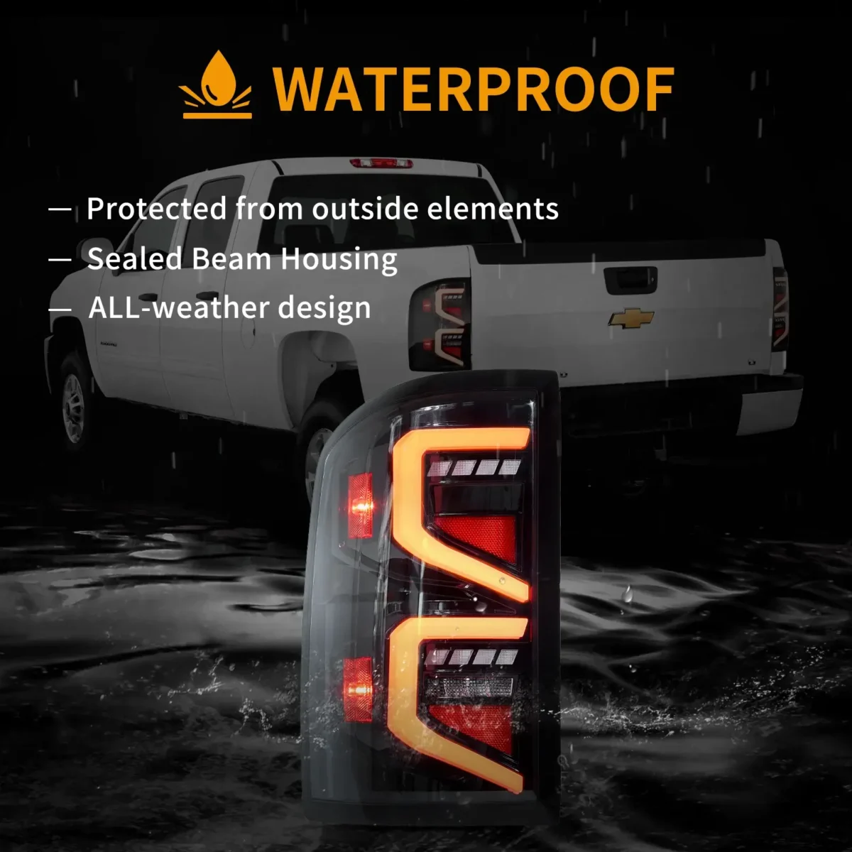 2007-2013 Silverado Tail lights Custom With B Sharp Full LED - Image 11