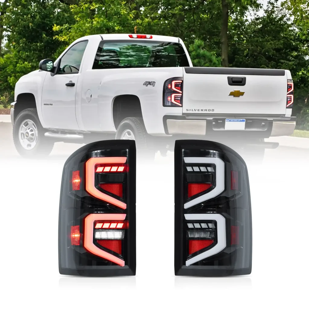 2007-2013 Silverado Tail lights Custom With B Sharp LED Sequential C