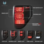 2009-2014 F150 Tail lights Upgrade Full LED Sequential Function Show SR