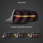 2010-2012 Mustang Tail lights Upgrade Arrow LED Sequential Sequential Turn Signal