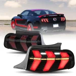 2010-2012 Mustang Tail lights Upgrade Arrow LED Sequential Smoked