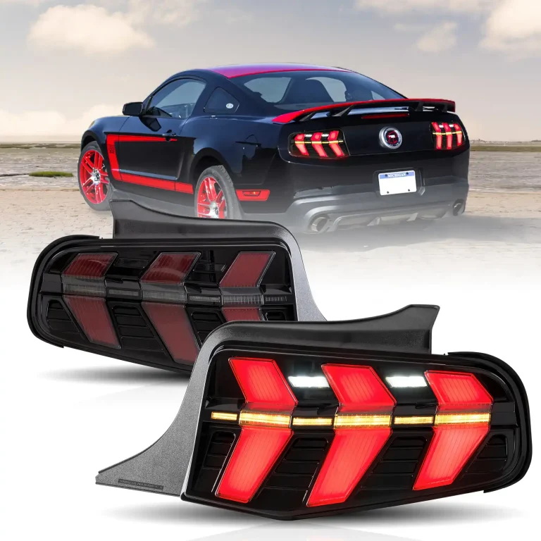 2010-2012 Mustang Tail lights Upgrade Arrow LED Sequential Smoked