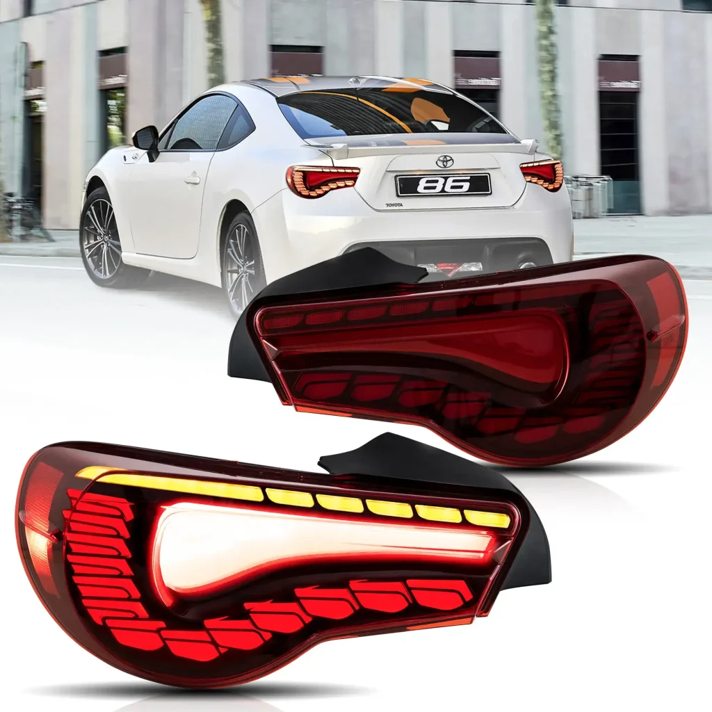 2013-2017 Scion FRS Tail lights Custom With LED GTS Style Red