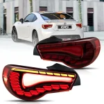 2013-2017 Scion FRS Tail lights Custom With LED GTS Style Red