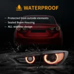 2014-2018 Mazda 3 Tail lights Sedan Upgrade To LED Sequential Smoke - Image 11