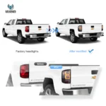 2014-2018 Silverado Tail lights Replacement With Square LED - Image 2