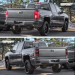 14-18 Silverado Tail lights Upgrade X shape Full LED - Image 2