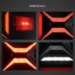 14-18 Silverado Tail lights Upgrade X shape Full LED - Image 4