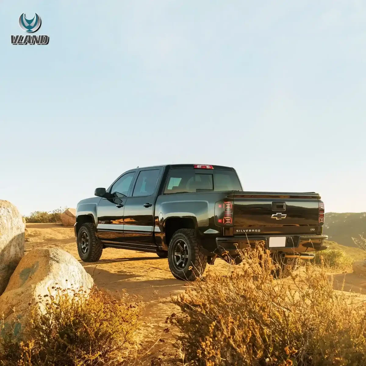 14-18 Silverado Tail lights Upgrade X shape Full LED - Image 7