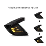 2016-2021 Honda Civic Tail lights For Hatchback Replacement Full LED Sequential Turn Signal