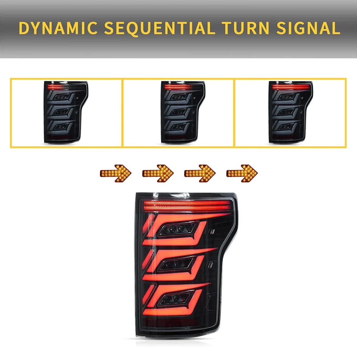 2018 Ford F150 Tail lights (15-20) Upgrade To Cool LED Style - Image 6