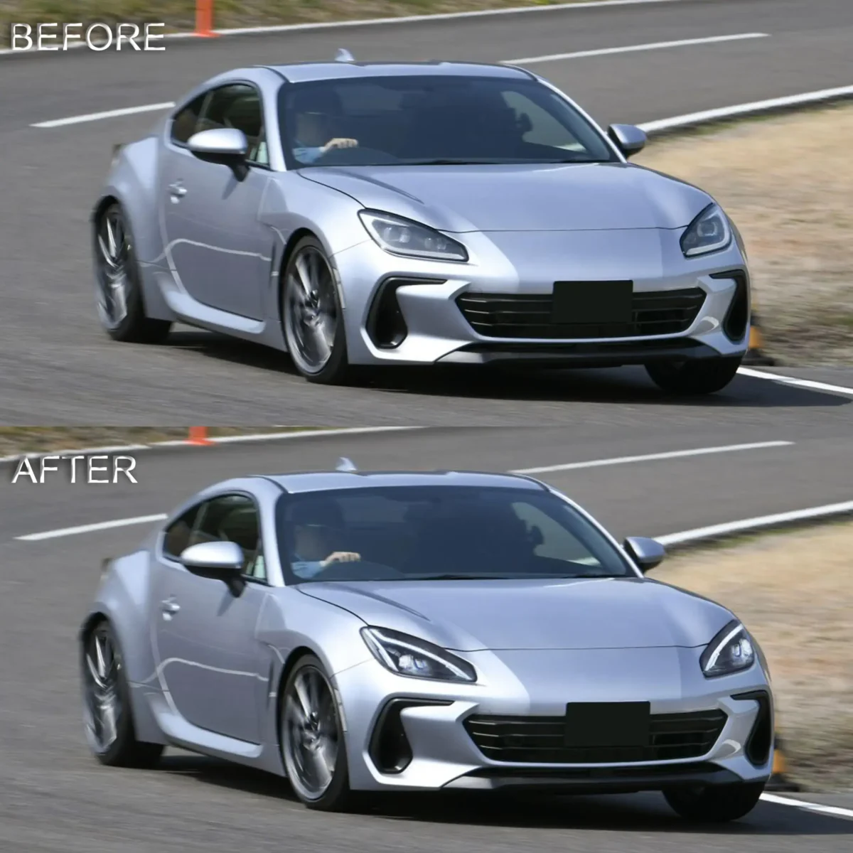 2021-2024 BRZ Headlights Upgrade New Style Kits Before and After