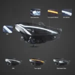 22-24 GR86 Aftermarket Headlights Upgrade Performance Kit Function Show