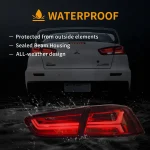 Evo X Vland Tail lights Custom Inverted Y Style - Image 15
