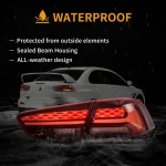Evo X Vland Tail lights Replacement With Flake Style - Image 10