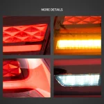 Evo X Vland Tail lights Replacement With Flake Style - Image 6