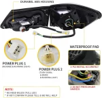 Is250 Vland Tail lights (05-13) Custom LED Sequential Tint Wiring Harness