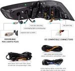 Tail lights Evo X Aftermarket With Dynamic Blade Style Wiring Harness