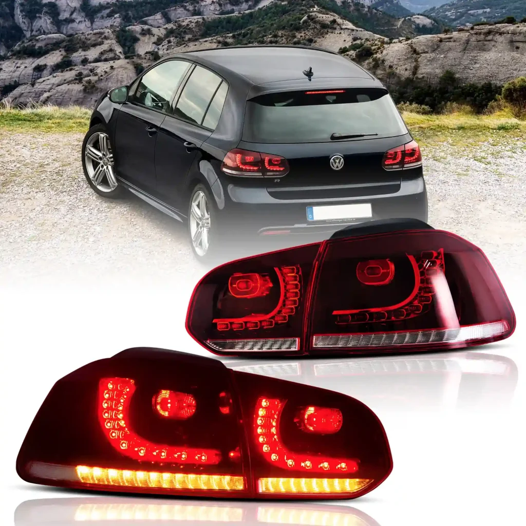 MK6 GTI LED Tail lights Customized Kit RC