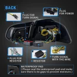 MK6 GTI LED Tail lights Customized Kit Wiring Harness