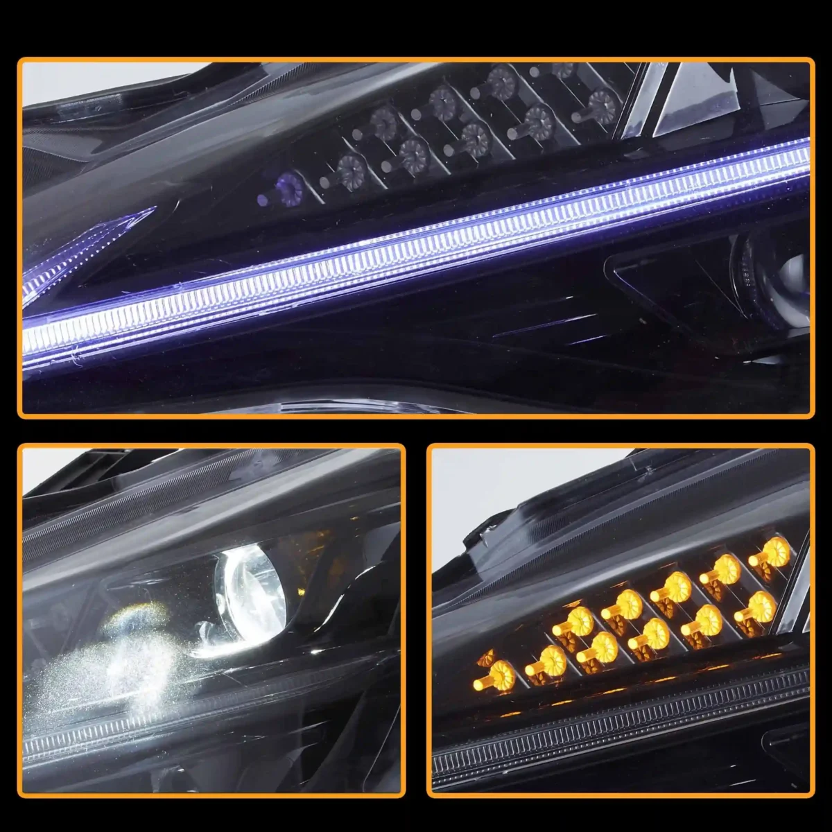 Vland BRZ Headlights Upgrade To LED Projector New Style (12-21) Detail
