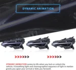 Vland BRZ Headlights Upgrade To LED Projector New Style (12-21) Dynamic Animation Light