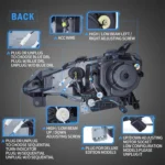 Vland BRZ Headlights (12-21) Upgrade To LED Projector New Style - Image 9