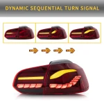 Vland MK6 Gti Tail lights Golf Replacement With GTS Style - Image 6