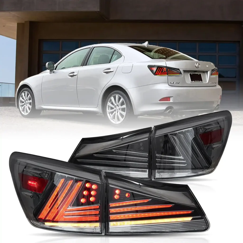 Vland Tail lights Lexus Is250 05-13 Aftermarket LED NEW Style Smoked
