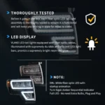 09-14 F150 Headlights With LED Sequential Reflection Bowl - Image 12