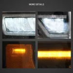 2009 F150 Headlights (09-14) With LED Sequential Reflection Bowl Detail