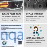 11-13 Jeep Grand Cherokee Headlight Assembly With LED Projector - Image 13