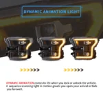 2015 Ford F150 Headlights (15-17) Retrofit Kits Sequential Turn Signal
