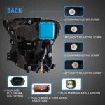 2015 Ford F150 Headlights (15-17) Retrofit Kits Wiring Harness