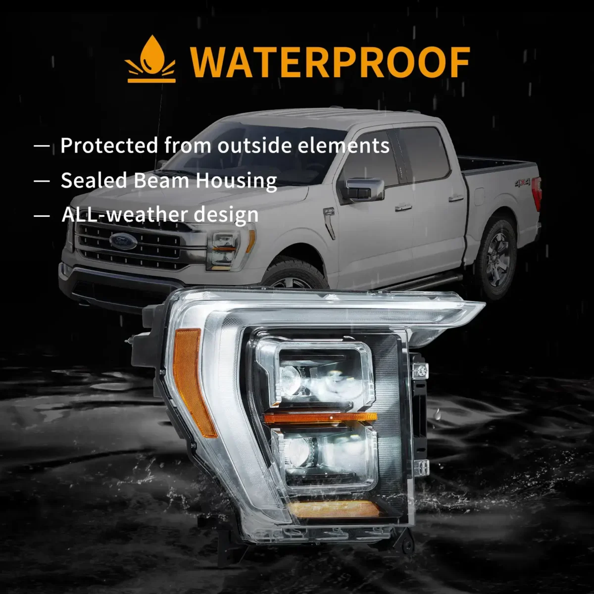 21-24 F150 LED Headlights Upgrade To Dual Projector - Image 11