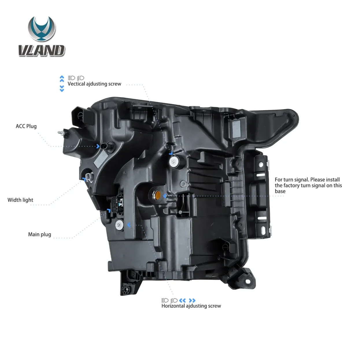 2021 F150 LED Headlights (21-up) Upgrade To Dual LED Projector Wiring Harness