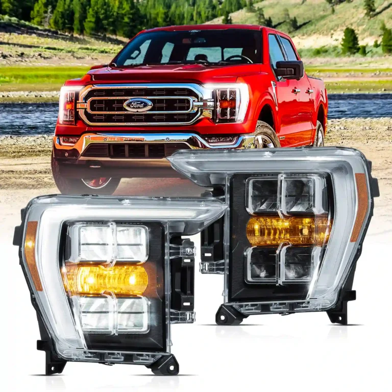 2021 Ford F150 Headlights (21-24) Replacement With LED Reflection Bowl