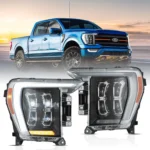 2023 F150 Headlights (21-24) Full LED Matrix Projector