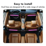 Car Interior LED Lights Dynamic RGB Music Mode 7