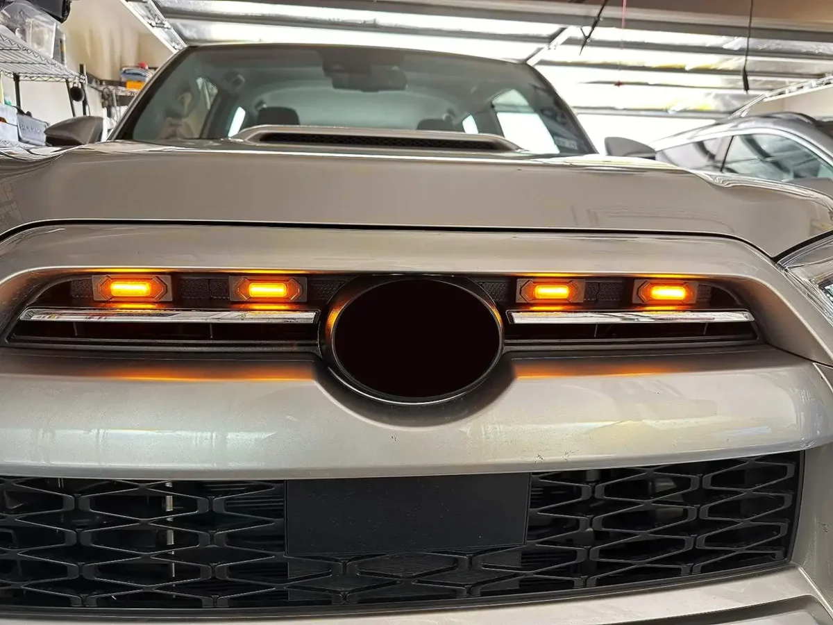 2020 4Runner Grille Lights (20-24) With LED Amber Lens 5