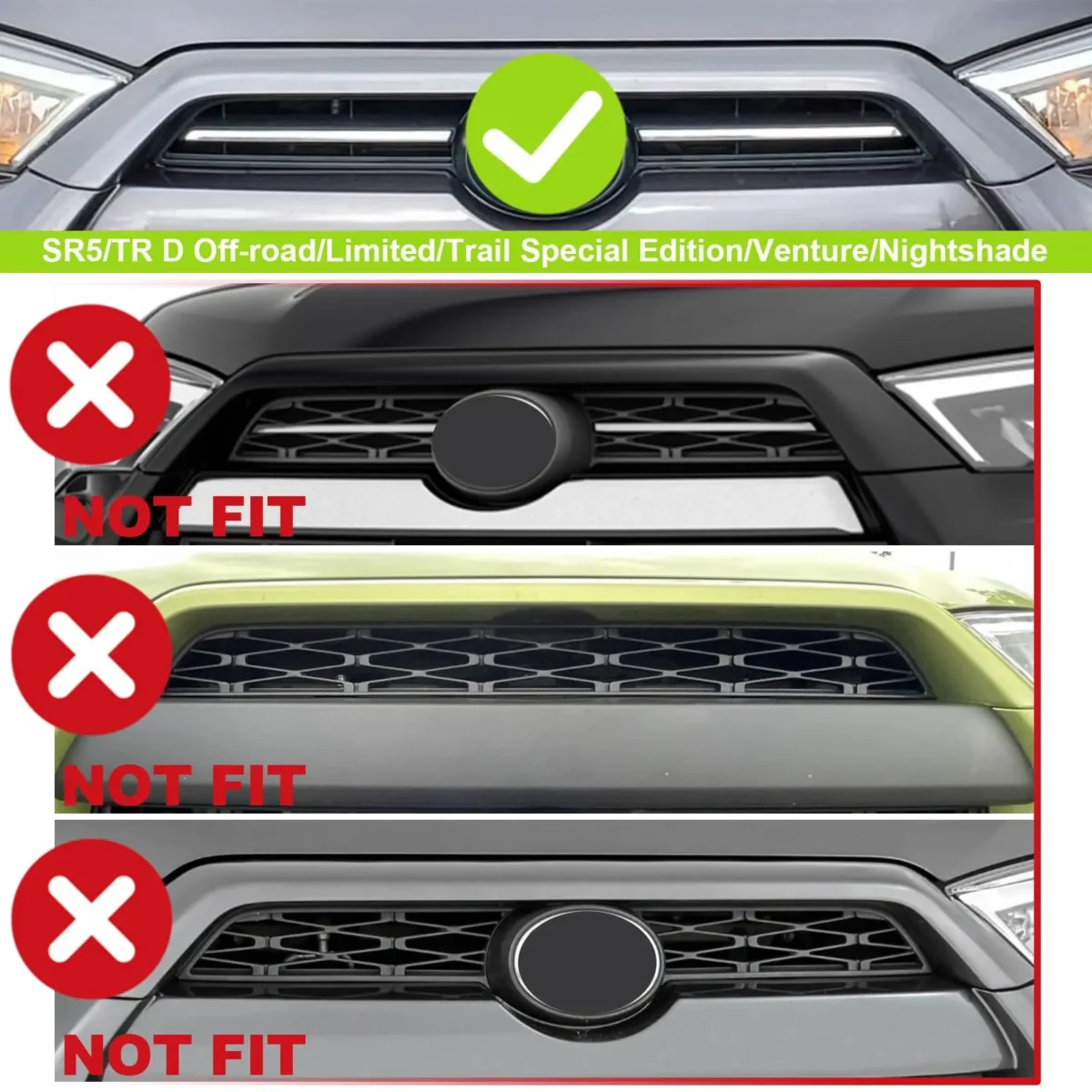 2020 4Runner Grille Lights (20-24) With LED Amber Lens 6