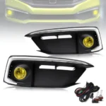 2016 Honda Civic Fog lights (16-21) With Amber Lens Wiring Harness