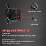 2016-2023 Tacoma Fog Lights Replacement Assembly 1